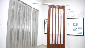 Transparent Accordion Sliding Door PVC Folding Door Kitchen Partition Folding Divider Bathroom door