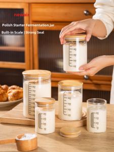 Yeast Cultivation Fermentation Jar Sealed Graduated Glass
