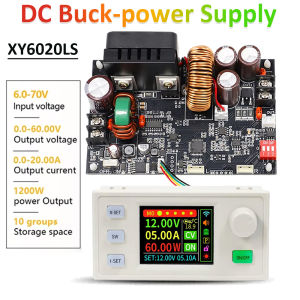 XY6020LS DC6-70V Adjustable Color Screen Step Down Stabilized Power Supply 20A 1200W CNC Constant Voltage Current Buck Converter