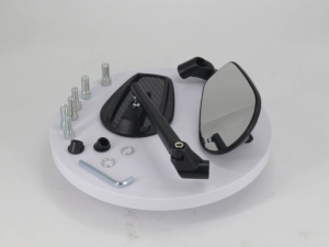 Side Mirror Wide Plus Lens & Round Lens Made in Thailand Original Reflector Motorcycle Universal