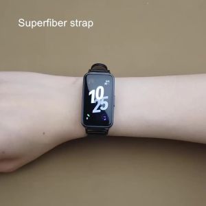 mijobs | Dây Đeo Đồng Hồ Bằng Da Cho Huawei Band 10 Dây Đeo Đồng Hồ Thông Minh Tương Thích Với Dây Đeo 9 & 8 Phụ Kiện Thay Thế Dây Đeo Cổ Tay
