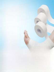 White Sports Tape Bandage Skin Film Wrap Ankle Knee Wrist Leg Protection Tape for Basketball Football Volleyball Sports