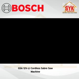 SYK Bosch GSA 12V-LICordless Saw Reciprocating Saw Chainsaw Battery Woodworking Tools Metal Cutter - 060164L9L2 (SOLO)