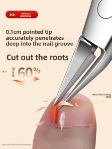 BAKULI | Ingrown Nail Scissors with Long Beak for Inflamed Toenails and Callus Removal