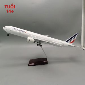Mô Hình Máy Bay Air France 47CM Tỷ Lệ 1:142 Chất Liệu Đúc Kim Loại Có Đèn LED Quà Tặng Sưu Tầm Dành Cho Người Đam Mê Hàng Không