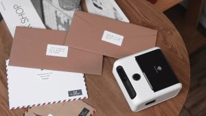 Máy in nhiệt mini cầm tay bluetooth Phomemo M200Chiều rộng in 20mm-80mm tương thích với điện thoại và máy tính cho in tem mã vạch nhãn dán logo sticker