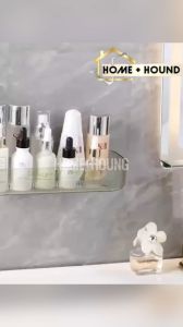 HOME+HOUND SHOP Acrylic Toilet Storage Rack Wall Mounted Kitchen Storage Organizer