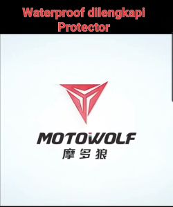 Jaket Riding Motor Motowolf MDL0520 anti air dengan riding protector full gear