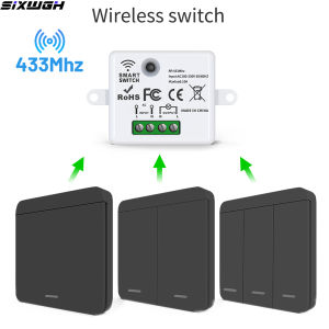 DIY Smart Wireless Switch RF 433Mhz Remote Controller for Home Automation LED Switch - Easy to Install