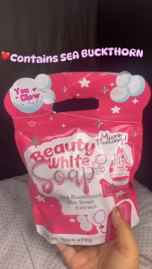 Kai-Sachiko 5pcs/pack 70g Beauty White Soap with 10x Whitening & Micro Feeling Effect