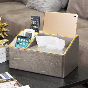 Hộp Khăn Giấy Rút Đa Chức Năng Hộp Đựng Điều Khiển Từ Xa Sang Trọng Cao Cấp Bàn Trà Gia Dụng Phòng Khách Hộp Đựng Sáng Tạo Đơn Giản Hiện Đại