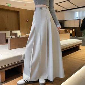 AIYITI | Plus Size High Waisted Flared Skirt Mid-length