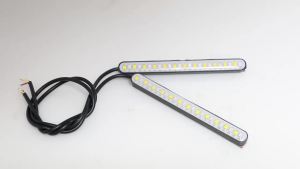 2 Thanh Đèn Hậu Xe Máy 24 Đèn LED SMD Tích Hợp Xi Nhan Chảy Và Đèn Biển Số Màu Hổ Phách