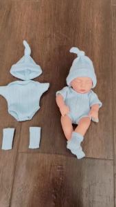 New Doll Clothes for 8inch 20cm Reborn Baby Doll Cute Doll Clothing Accessories Sweater DIY Toys Baby Dolls Outfit Girls Gifts