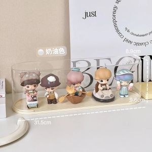 Dustproof Display Cabinet Storage Box Star Man Figurine Organizer Triangle Acrylic Showcase Collectors Shelf Home Decor