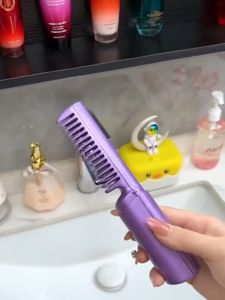 Sisir Catokan Pelurus Rambut 2in1: Alat Rambut Stylist