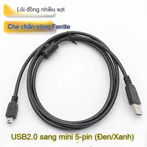 Cáp Dữ Liệu USB 150cm Cho Máy Ảnh Truyền Đồng Bộ Video 8pin Tương Thích Với Nikon Olympus Pentax Sanyo