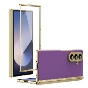 Ốp Lưng Cứng Mạ Điện Cao Cấp AG Mờ Cho Samsung Galaxy Z Fold Series - Bảo Vệ Siêu Việt Bảo Vệ Bản Lề Tương Thích Với 8 7 6 5 4 3