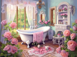 HUACAN Landscape Diamond Paintings Flower New Collection Mosaic Full Square Round Diamond Embroidery Kits Picture Of Rhinestones