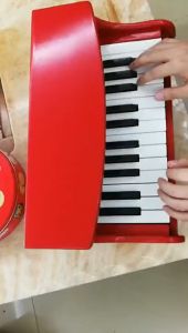 [Miễn Phí Học Đàn] Đàn Piano Mini Cho Trẻ Tập Chơi Đủ Màu Sắc Bằng Gỗ Cao Cấp 25 Phím Gồm Giá Nhạc Và Chân Đế
