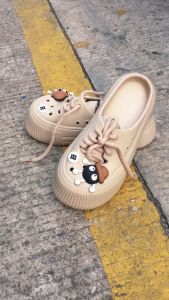 Com Sandal Sepatu Karet Tali Wanita Sandal Baim Dewasa Selop Kodok EVA Anti Slip