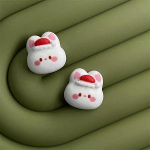 10pcs Kawaii Colorful Santa Trees Elk Snowman Christmas Series Flat Back Resin Cabochons DIY Jewelry Hairpin Craft Accessories