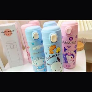 TUMBLER TERMOS 420 ML SANRIO MINI PORTABLE VACUUM CUP INSULATED BOTTLE HOT & COOL STAINLESS STEEL 304 / COFFEE TUMBLER / TERMOS TAHAN PANAS & DINGIN