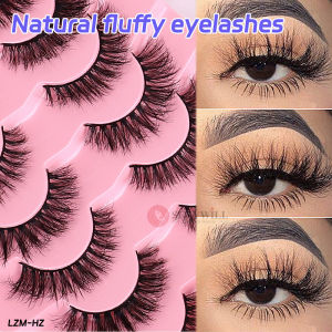 7 Pairs Of Deep-Fried Hair False Eyelashes Thick Curly Chemical Fiber Eyelashes Wholesale