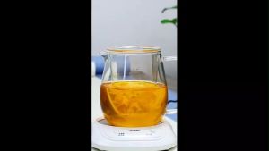 Homehub Borosilicate Glass Clear Cup With Lid and Tea Infuser Teapot 600ml and 500ml