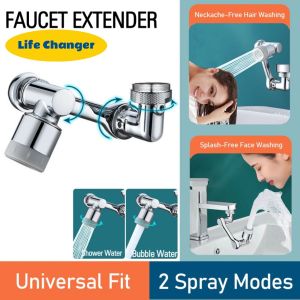 Universal rotatable Faucet extender for sink magical rotating tap extender swivel robotic arm extension faucet universal faucet adaptor poset gripo kitchen rotating tap extender faucet extender long flexible swivel 1080 faucet