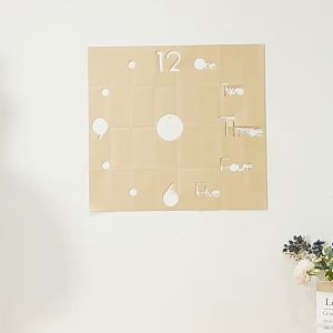 TaffHOME Jam Dinding Besar DIY Giant Wall Clock 100cm Model Numeral - JM-16 - Black