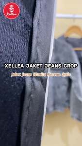 Jaket Jeans Kancing Kerah Kemeja Outer Lengan Panjang Tebal Model Simple Terbaru Cantik - XELLEA