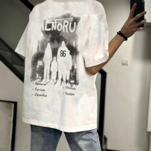 Trendy Streetwear Loose Fit Cotton Short Sleeve Mens T-Shirt Summer New Style Oversized Half Sleeve Extra Large Size 300 Pounds