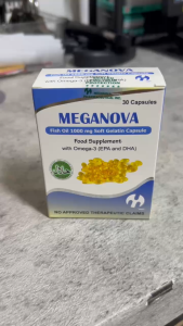 MEGANOVA Fish Oil 1000mg 30 Softgel Capsules Dietary Supplement Omega-3 for Heart FDA APPROVED BNDPHARMA
