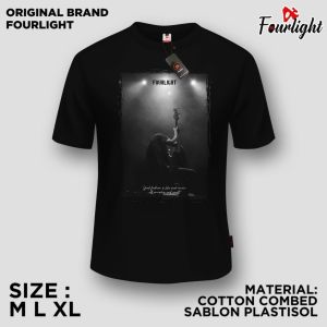 KAOS LENGAN PENDEK BAJU DISTRO TSHIRT FOURLIGHT