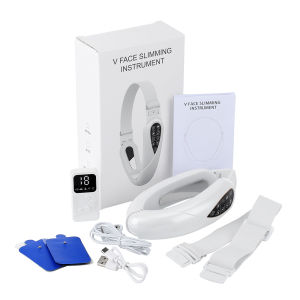 HailiCare | Máy Massage Nâng Cơ Mặt V-shape Sạc Được Thiết Bị Massage Mặt Cầm Tay Với Đèn LED 5 Màu Dụng Cụ Làm Đẹp EMS TENS