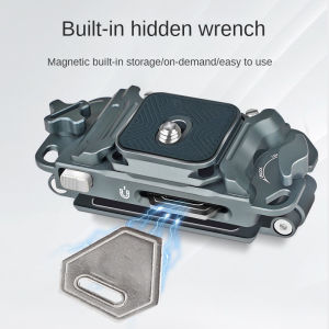 ZX universal aluminum alloy quick installation plate suitable for digital SLR cameras sports cameras and smartphones