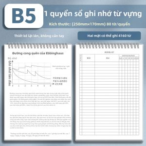 Sổ Từ Vựng Lặp Lại Khoảng Cách Đơn Giản