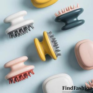 FindFashion Silicone Shampoo Brush Clean Dandruff Massage Scalp Shampoo Magic Massage Comb
