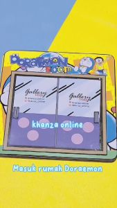 0DORAEMON ROOM (SUDAH di SUSUN) Paper Doll Mainan anak Edukasi LAMINASI ANTI AIR