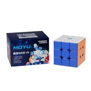 MoYu WeiLong WRM V9 3X3 Magnetic Magic Speed Cube สติกเกอร์ Professional Fidget ของเล่น Weilong V9 Cubo Magico ปริศนา