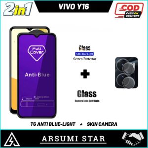 Promo Paket Murah 2in1 Tempered Glass Ceramic Matte Anti Spy VOVO Y16 Anti Gores Pelindung Layar Ceramic Matte Anti Spy + Garskin Carbon