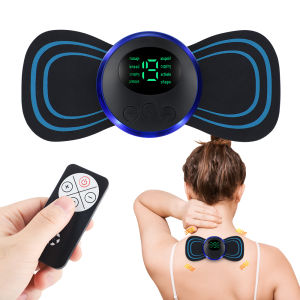 EMS Mini Portable Electric Pulse Neck Massager Cervical Back Muscle Pain Relief Tool Shoulder Leg Body Massage Relax Cushion