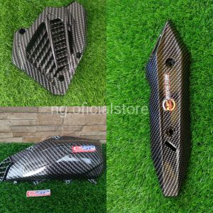 (3pcs) VARIO NEW 150 2019 FILTER RADIATOR KNALPOT CARBON