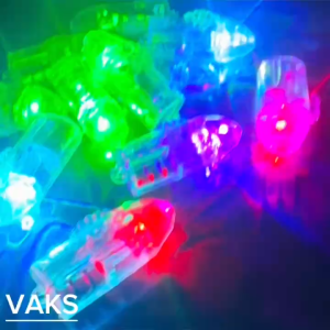 COMBO 5 ĐÈN LED viên đạn nhựa trong - lắp vào đèn lồng đèn trung thu đồ chơi trẻ em..7 MÀU CÓ CHỚP