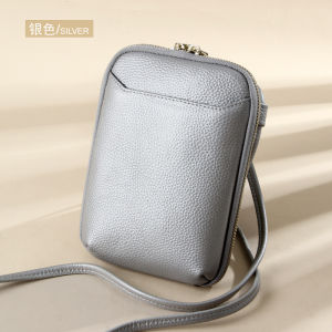 Túi Đeo Vai Đơn Mini Bằng Da Bò Lớp Trên Cùng Túi Đựng Điện Thoại Di Động Đeo Chéo Phong Cách Hàn Quốc Cho Thanh Thiếu Niên Túi Nhỏ Thời Trang