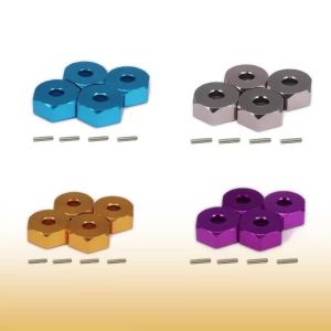 YESIDO MALAYSIA | 4PCS YSIDO RC Car Upgrades Kit Aluminum Alloy 12mm Wheel Hub Hex for 1/10 1/12 1/14 Wltoys 144001 124017 144010 RC Model Parts