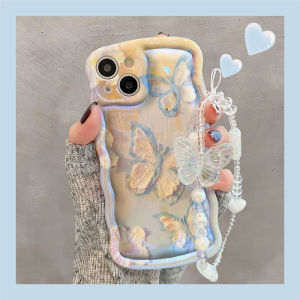 Oil Painting Butterfly Gradient Mobile Phone Case for Realme Neo5se Neo2t Q5pro Q3pro V13 V23 New Model V20 Wave Edge Realmex2