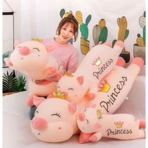 GẤU BÔNG HEO VƯƠNG MIỆN HEO HỒNG PRINCESS MINISO CAO CẤP SIZE LỚN DỄ THƯƠNG CHO BÉ