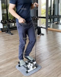 OML STP1[ขาว] มินิ สเต็ปเปอร์ บริหารสะโพก ต้นขา น่อง โครงเหล็กทนทาน รับประกันสินค้า ยินดีคืนเงิน ระบบแม่เหล็กนับรอบแท้